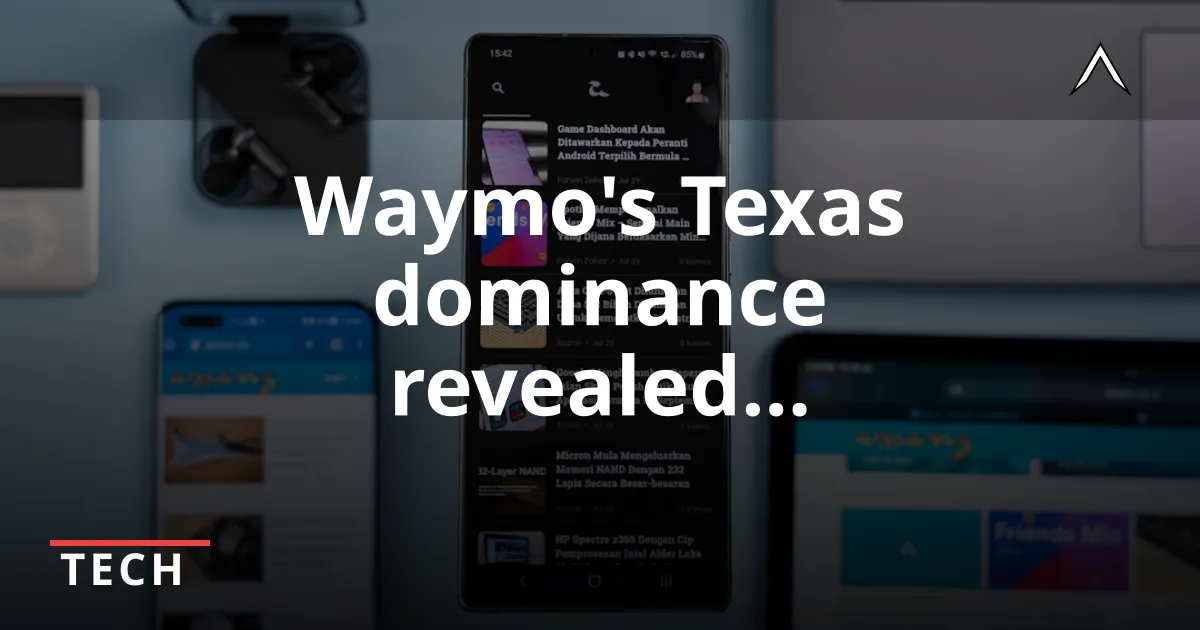 Waymo Leads Texas in Autonomous Vehicle Registrations
