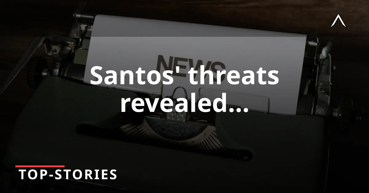 George Santos' Threat: A Shocking Revelation