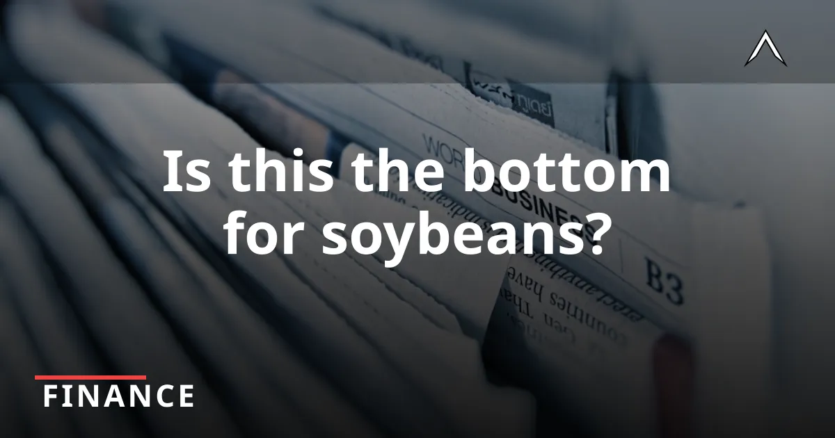 Soybean Prices Set to Rebound Soon