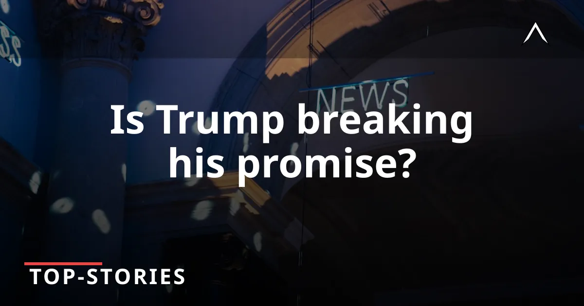 Trump's War with Iran: A Broken Promise?