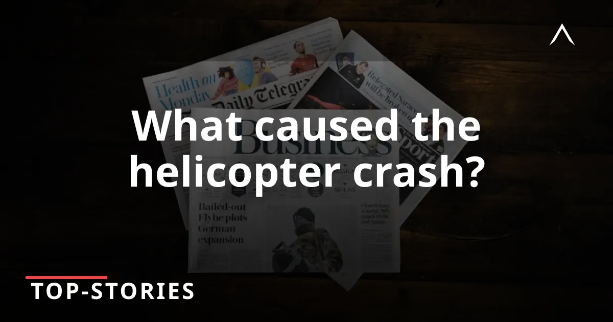 Trump Confirms U.S. Helicopter Crash Near Hormuz