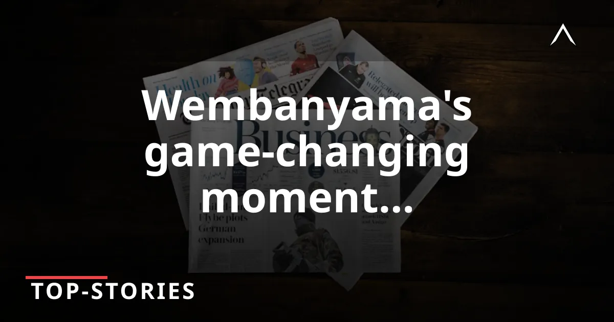 Wembanyama Shines in Spurs' NBA Finals Win