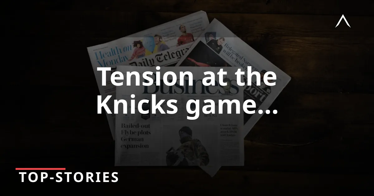 Trump and NYC Mayor Clash at Knicks Finals