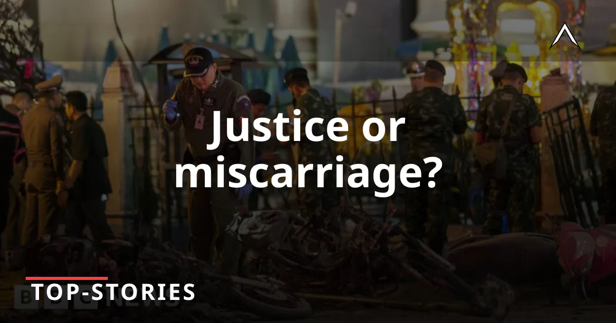 Death Sentences in Bangkok Shrine Bombing Case