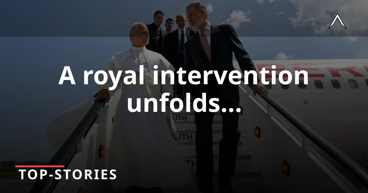 Pope Leo XIV's Flight Grounded: A Royal Rescue