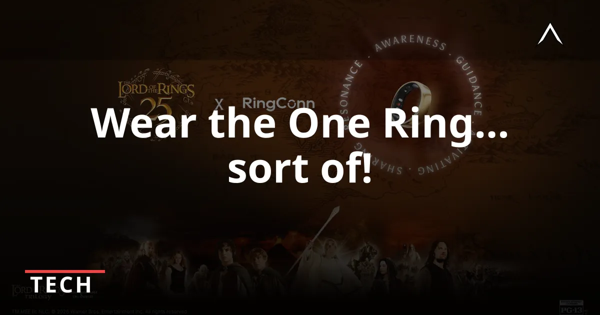 RingConn's LOTR Smart Ring: A New Adventure
