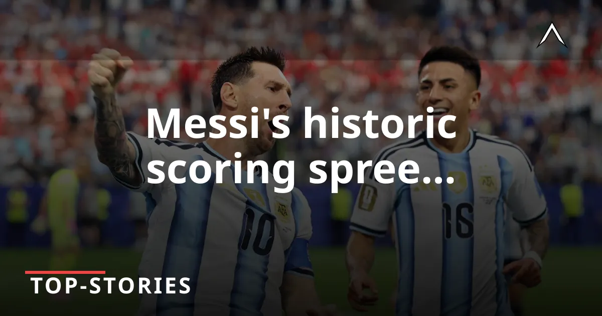 Messi Breaks World Cup Scoring Record!