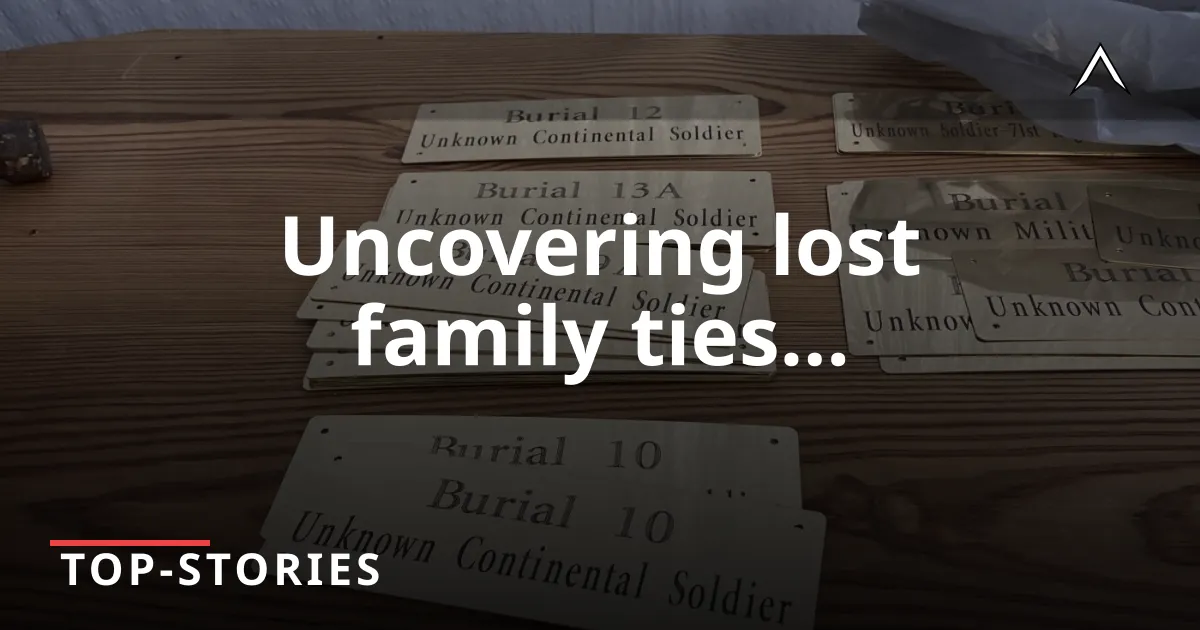 DNA Links Revolutionary War Soldier to Living Relatives