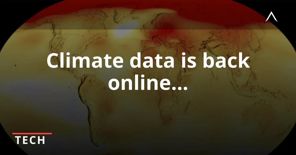 Climate.gov Relaunched After Government Shutdown