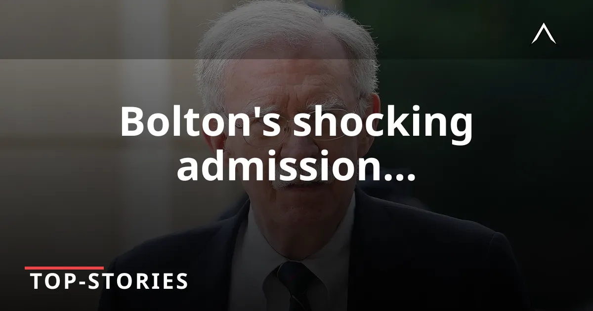 John Bolton Pleads Guilty to Mishandling Classified Info